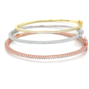 Kennedy silver bangle