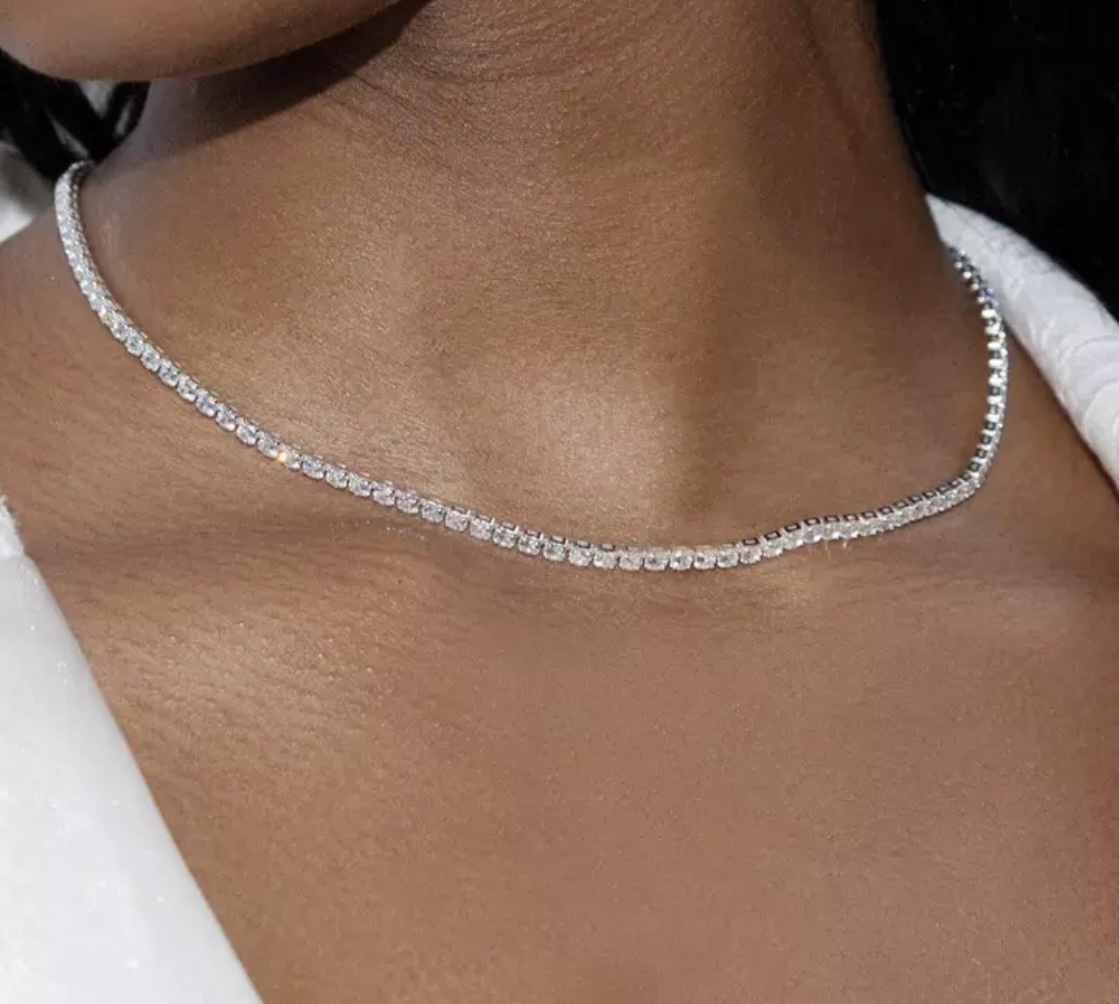 Mini CEO Tennis Necklace - Jorden Jewelry